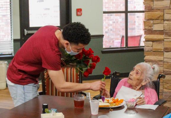 Focused Care at Fort Stockton on Valentine's Day.