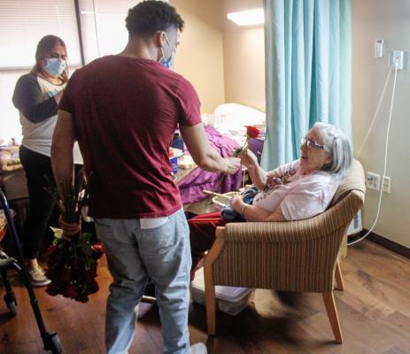 Focused Care at Fort Stockton on Valentine's Day.