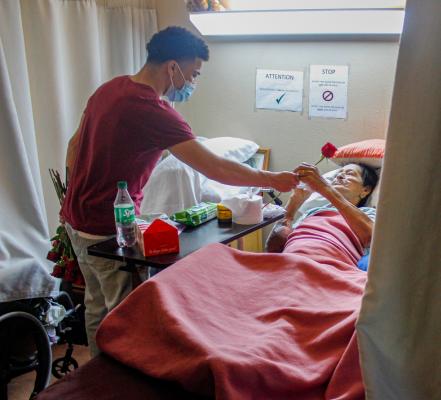 Focused Care at Fort Stockton on Valentine's Day.