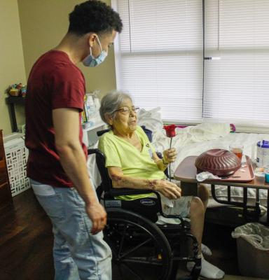 Focused Care at Fort Stockton on Valentine's Day.