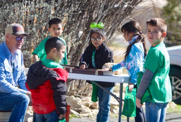 Second graders take part in Texas Independence Day festivities