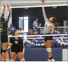 Eliana Mata, Senior, Outside Hitter/Setter, 4A District 3 First Team. File photos by Nathan Heuer