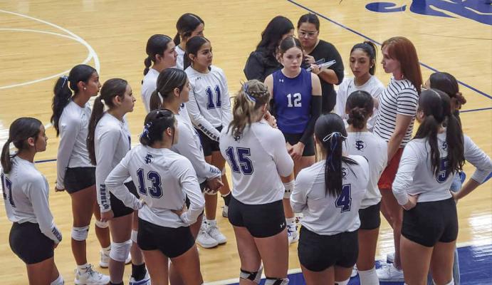 On Tuesday, the Fort Stockton High School Prowler Volleyball program hosted Buena Vista and Compass Academy in a series of exciting matchups. Courtesy Photo