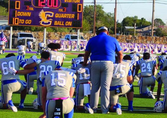 Friday night, the Fort Stockton Panthers delivered a strong 41-20 victory over the Crane Golden Cranes at El Ave Stadium. Photo Courtesy of Fort Stockton High School Yearbook Class