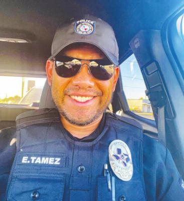 A Fort Stockton native, Estevan Tamez is now finding great joy in protecting and serving his hometown as a police officer after joining the for FSPD last year. Courtesy Photo