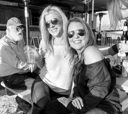 Pam Palileo and Heather Noah join the fun at a recent Rotary social. Courtesy Photo