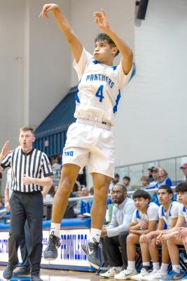 All District Diego - Fort Stockton’s Diego Ronquillo has been named First Team All-District for the 2025–26 boys basketball season. Ronquillo’s standout play and leadership on the court helped anchor the Panthers throughout district competition this year. Photo by Ayden Chavez, Tumbleweed+