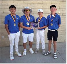 Pictured here are some of Fort Stockton’s young Panther golfers; Damian Gonzalez, Ejay Ortiz, Bradye Barragan and Cody Young. Courtesy Photo