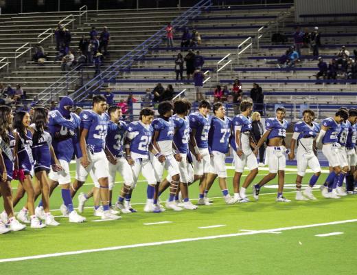 FSHS Seniors took their final walk down the field at last Friday’s Senior Night marking the end to their Senior Year Football Season. Courtesy photo