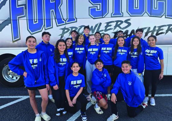 The Fort Stockton Middle School Blue Wave Swim Team delivered an impressive performance at the Monahans Jr. High Invitational on March 21. They now set their sights on their next meet, returning to Monahans on Tuesday. Courtesy photo