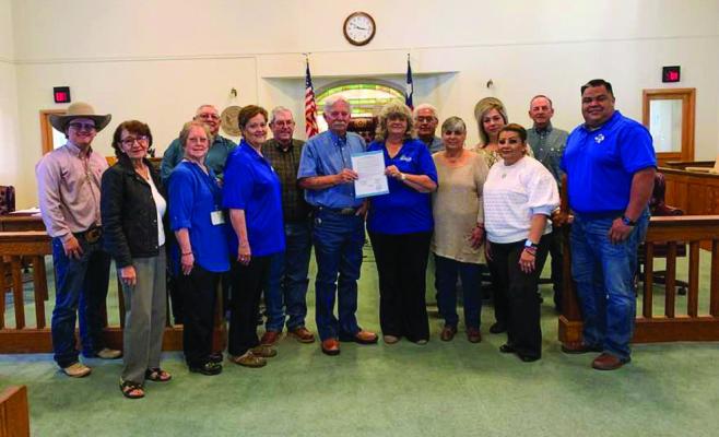 Commissioners, city council honor chamber of commerce