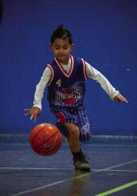 Tiny Hoopers Take the Court at the REC Gym!