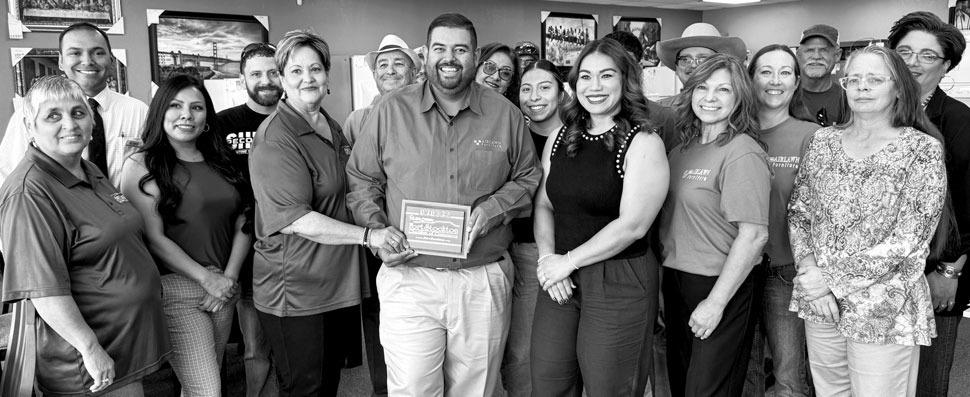 The Fort Stockton Chamber of Commerce welcomed a new business, Airlawn Furniture, Appliance and Outdoor, to the city with a ribbon cutting last Thursday. Photo by Kerry Waldrip