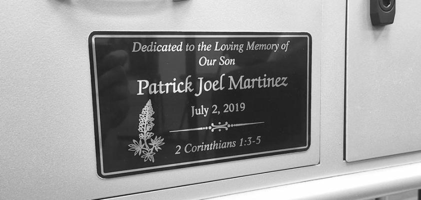 In honor of their son, Patrick Joel Martinez, Adrian and Becky Martinez started Patrick’s Promise Foundation to support other parents in times of infant child loss. Last week the Martinez family donated two “Angel Boxes” and a Caring Cradle to the Pecos County Memorial Hospital. Pioneer Photo
