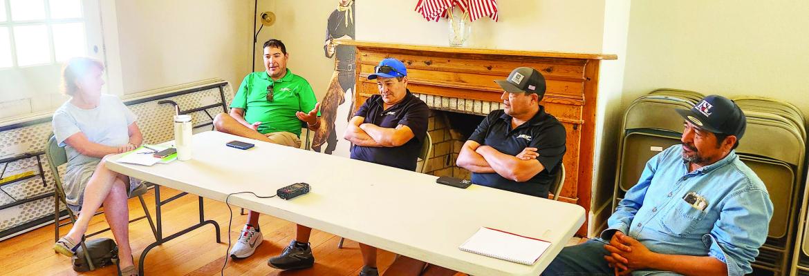 Several members of Fort Stockton came out to share their memories and stories of life in the area and the history of its rich culture. All of those who participated became a part of the tapestry of stories recorded for the Fort Stockton Oral History Interview Project. Story on 1. Photo by Joh Covington