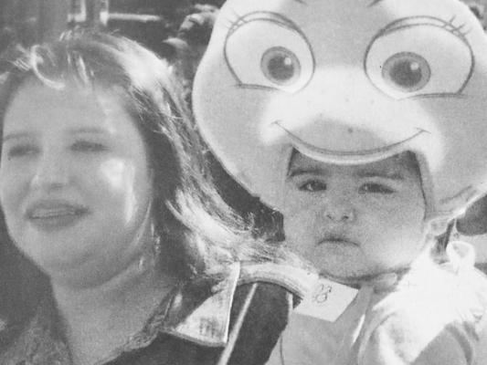 This mom and her daughter enjoyed Fort Stockton’s downtown Halloween festivities in 1999.