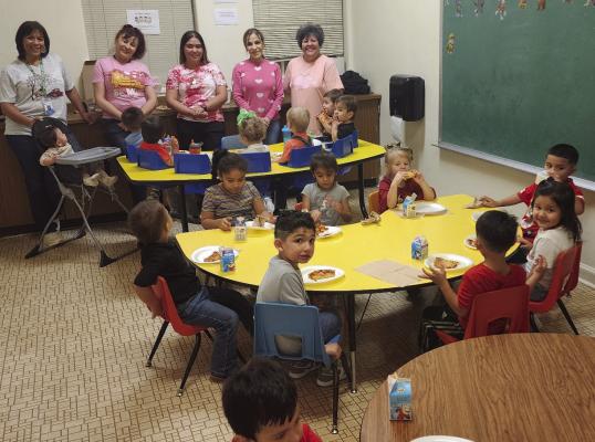 The families of the Fort Stockton ISD’s Day Care have prepared their kids with 100% enrollment in the Dolly Parton Imagination Library. Photo by Kerry Waldrip
