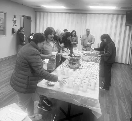 Last week, employees met in green to celebrate St. Patrick’s Day with some good food. Photo courtesy of PCMHD