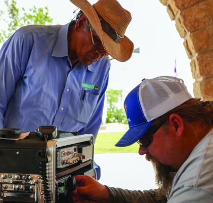 Members of the Pecos County Amateur Radio Club joined forces on Saturday and Sunday outside the Chamber of Commerce building to bring Fort Stockton into the Amercian Relay League’s Field Day, one of the largest radio events held in North America. Photo by Tristian Barragan