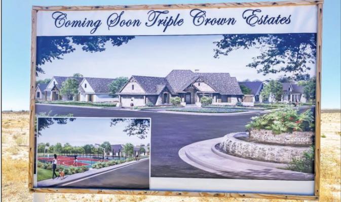Triple Crown Estates could be in existence by the end of this year pending on the annexation approval for the land which the subdivision is planned to be built on. Pictured is an image of what the subdivision could potentially look like when finished. The public can view the image along South Greasewood Street. Courtesy Photo