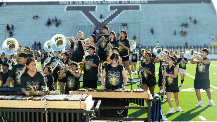 PRIDE OF THE PANTHER LAND BAND. Photo Courtesy by Zachary Gray, Tumbleweed+