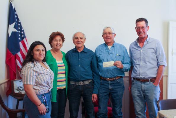 The Rollins family also made a monetary donation of $2,000 for the Historical Commission.