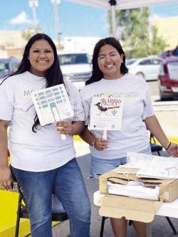 Pictured here, two WRTTC Health Science students helped during last years Barrio Fest Event. Courtesy Photo