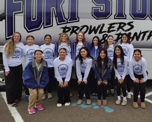 The Prowlers basketball team wrapped up its season after a challenging playoff game against the Randall Lady Raiders in Brownfield on February 10. Courtesy Photo