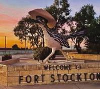 Paisano Pete will soon be surrounded by a lovely gathering place for local Fort Stocktoners and visitors alike. Photo courtesy of Visit Fort Stockton