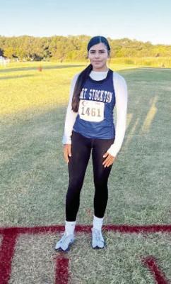 Ingrid Aguilar delivered her strongest performance yet, posting a personalbest time of 13:35.20, capping off her 2025 cross-country campaign with a determined run at the Region I-4A Championship in Lubbock, Courtesy Photo