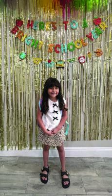 Rylee Acosta started kindergarten.