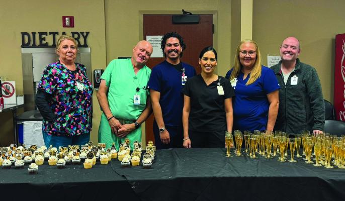 The Pecos County Memorial Hospital District shared some holiday greetings, “A big thank you to the PCMHD Fun Committee for providing cupcakes, juice, and creative ideas to help us set goals for the New Year. We appreciate the effort and positivity you bring to our workplace—it truly makes a difference! Wishing everyone a successful and motivated start to the year.”