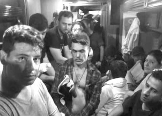 Forty-nine immigrants huddled in an RV stopped by Brewster County deputies near Big Bend National Park. Courtesy photo