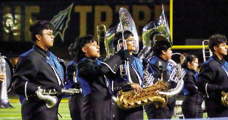 The Panthers played in more ways than one on Friday, as the talented band boosted school spirit in the very best way. Courtesy Photo