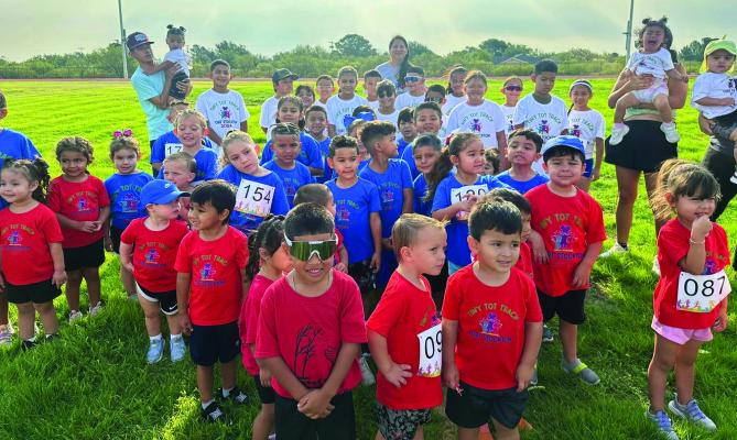 The Future of Fort Stockton athletics had a chance recently to compete at the Tiny Tot Track Meet with other Permian Basin juniors. Athletes competed in many events including 100 and 200m dashes, relays and more. The event, organized by Tammy and Robert Lujan of Fort Stockton, brought together about 125 enthusiastic participants, aged from walkers up to 10 years old, for a fun-filled day of track and field activities.