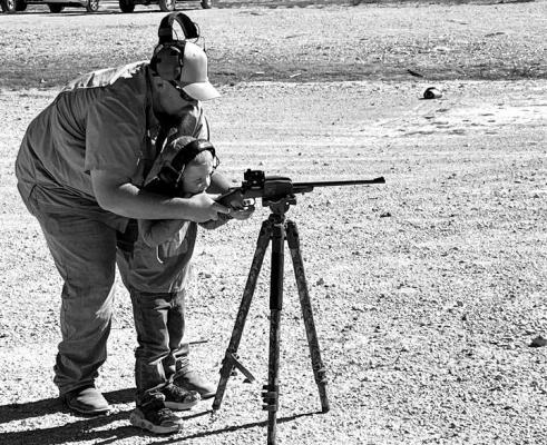All ages joined in the fun and competition for the annual turkey shoot event on November 23. Courtesy Photo