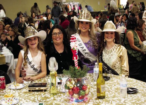 The annual Glitz event had a variety of special guests, including some lovely rodeo royalty. Photo by Joh Covington