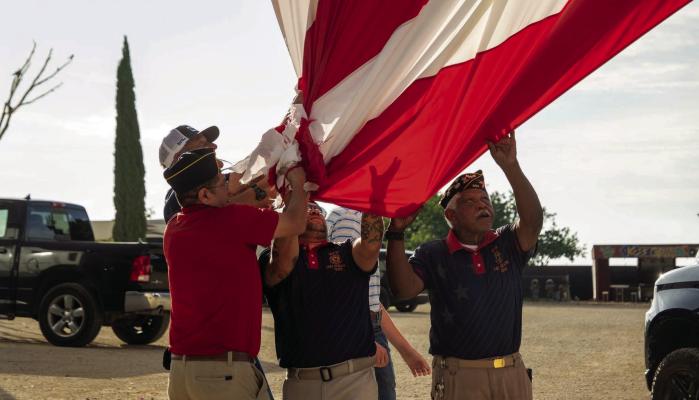 OLD GLORY IN WEST TEXAS