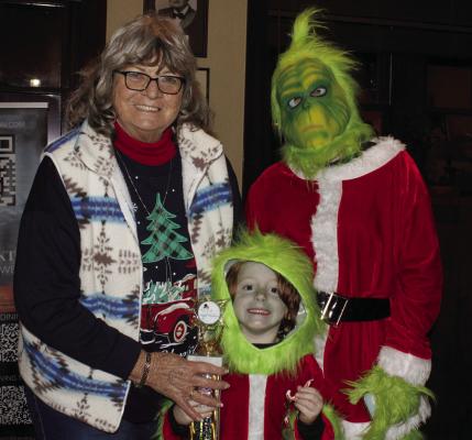 “The Grinch Who Stole Best Riding” pictured here with Arna McCorkle. Photo by Tristian Barragan