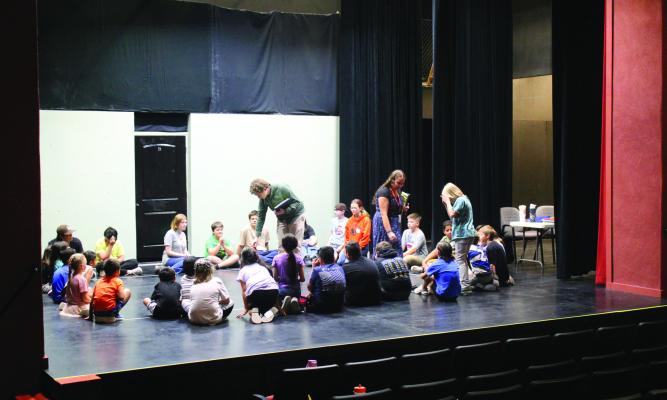 The Fort Stockton Community Theatre is hosting local youth to participate in its fifth annual “Be Cool, Stay Cool” Summer Theatre Camp, scheduled for June 23–28 at the Nelson Street Theatre. This year’s camp features a weeklong residency of the Missoula Children’s Theatre. 30 young people turned out for the auditions on Monday. Campers will rehearse and perform the children’s production of Hercules. Photo by Joh Covington