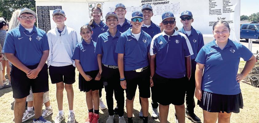 The Fort Stockton Middle School golf team wrapped up their season on Saturday, May 3, in Andrews. Courtesy Photo