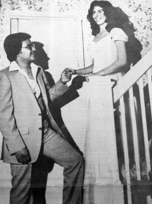 February 1981: MR. AND MISS FSHS – Joel Velasquez and Karla Rodriguez were honored with the coveted title of Mr. FSHS and Miss FSHS by their fellow students Saturday night at the annual Favorites Valentine Dance. Both are all-around students, serve on the Student Council and are candidates for graduation this spring. Miss Rodriguez is the daughter Mr. and Mrs. Eddie Rodriguez, and Velasquez is the son of Mr. and Mrs. Ernest J. Velasquez Jr.