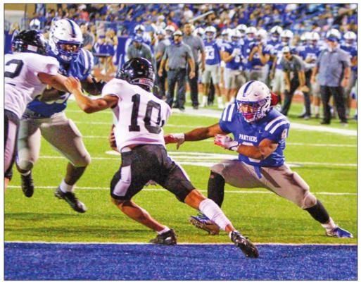Fort Stockton linebacker Jaydrien Ramirez (8) will be one of the centerpieces and foundations to success for the Panthers defense in 2022. The soon-to-be senior tallied 79 tackles and nine tackles for loss in 2021 – both top four marks on the team in each category. Photo by Nathan Heuer