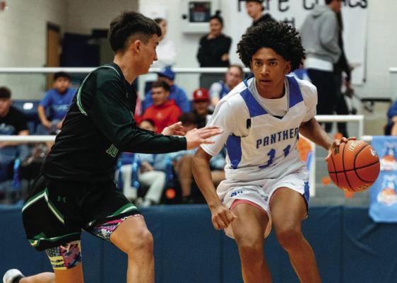Evan Cordero notched an impressive double-double with 20 points and 11 rebounds. Cordero’s consistency on the boards has been a highlight all season, as this marked his 13th consecutive game with at least eight rebounds. Photo by Aaron Owens