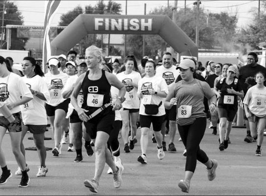 Last year, the Barrio Fest celebration was kicked off by the 5K run when course runners meandered through historic downtown Fort Stockton and around the picturesque James Rooney Memorial Park. Photo by Tristian Barragan