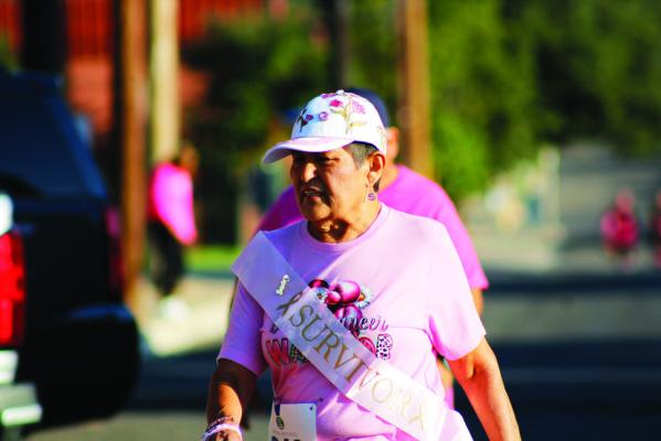 Saturday morning, Zero Stone Park in Fort Stockton was a sea of pink as the Stronger Together 5K brought the community together to raise awareness for breast cancer. Story on page 1. Photo by Tristian Barragan