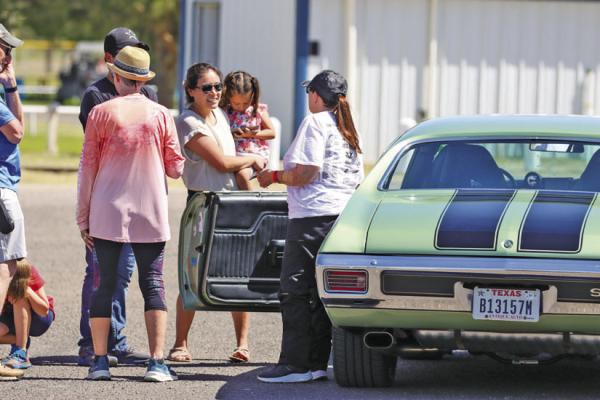The Annual Pecos County Community Action Agency Head Start Car Show and Parade brought dozens of local children to Zero Stone Park Saturday morning to help celebrate male involvement in a child’s life. Photo by Shawn Yorks