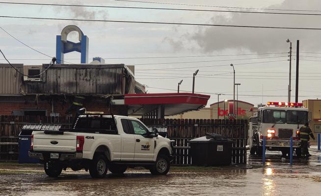 Sonic Drive-in Sizzles in Flames