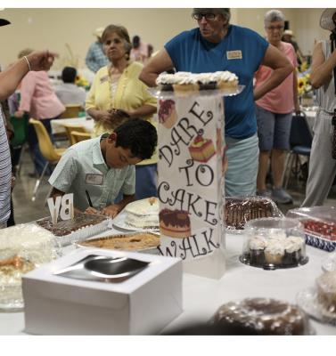 Dare to cake walk.
