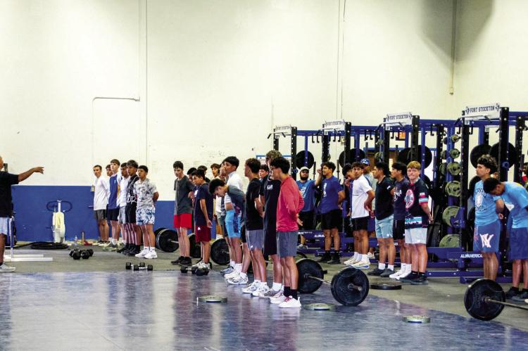 Student-athletes from both Fort Stockton High School and Fort Stockton Middle School have been taking advantage of the opportunity to improve their strength, speed, and conditioning while preparing for their upcoming seasons. Courtesy Photo